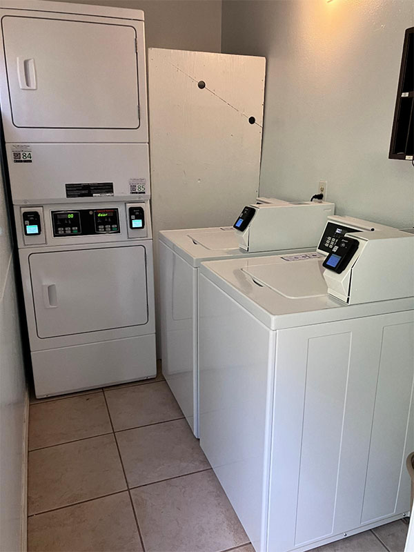 New washers and dryers