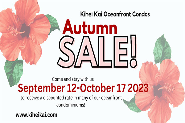 Autumn Sale September 12 – October 17!