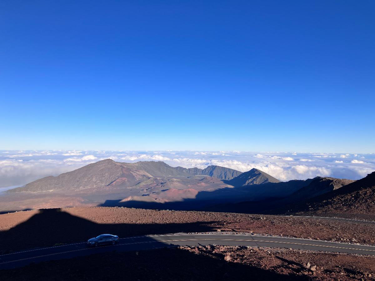 Late afternoon at the Haleakala crater