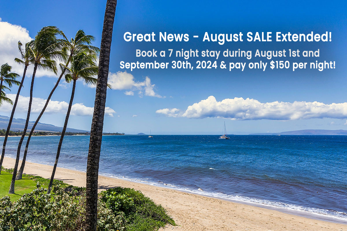 Great News - August SALE Extended! August 1 - September 30, 2024