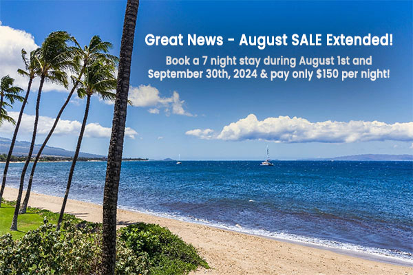 Great News – August SALE Extended!